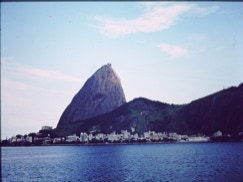 Zuckerhut aus dem Dia-Vortrag zu Brasilien bei der deutsch-brasilianischen Musikschulwoche Leichlingen 1981. Fotos A.A.Bispo