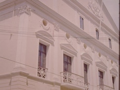 Theater von S. Luís, Maranhão aus dem Dia-Vortrag zu Brasilien bei der deutsch-brasilianischen Musikschulwoche Leichlingen 1981. Fotos A.A.Bispo